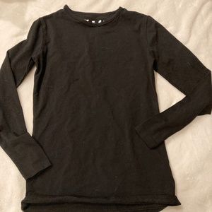 Black long sleeve t shirt size S